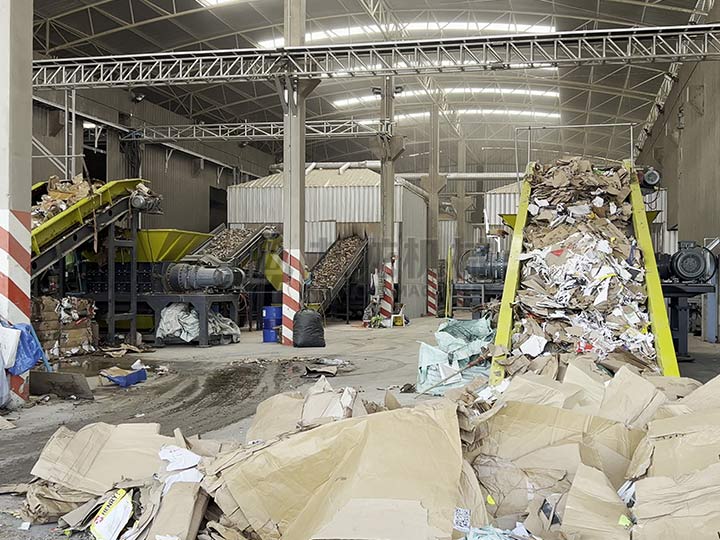 廢紙干法制漿生產線